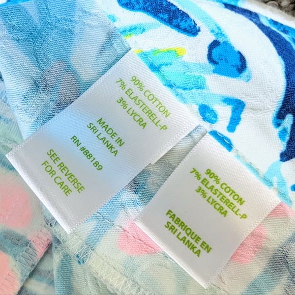 Lilly Pulitzer Serene Blue Kelly pants - Picture 9 of 9